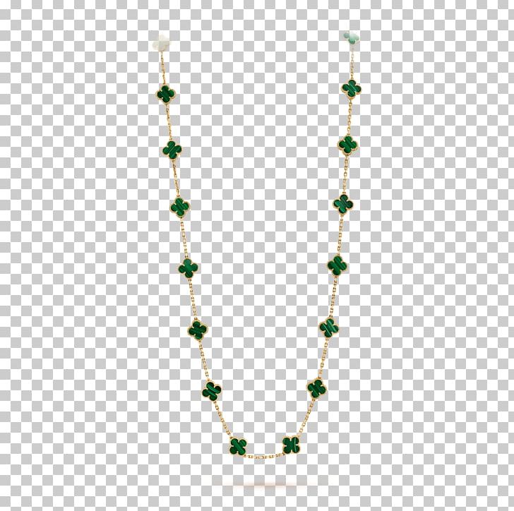 Necklace Van Cleef & Arpels Gold Jewellery Vestiaire Collective PNG, Clipart, Bead, Body Jewelry, Collar, Colored Gold, Emerald Free PNG Download
