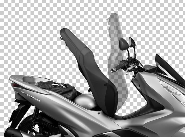 Honda PCX Scooter Motorcycle Price PNG, Clipart, Automotive Design, Automotive Exterior, Automotive Tire, Black And White, Brake Free PNG Download