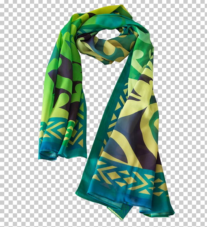 Scarf Chiffon Polyester Shawl Clothing PNG, Clipart, Chiffon, Clothing, Color, Green, Green Scarf Free PNG Download