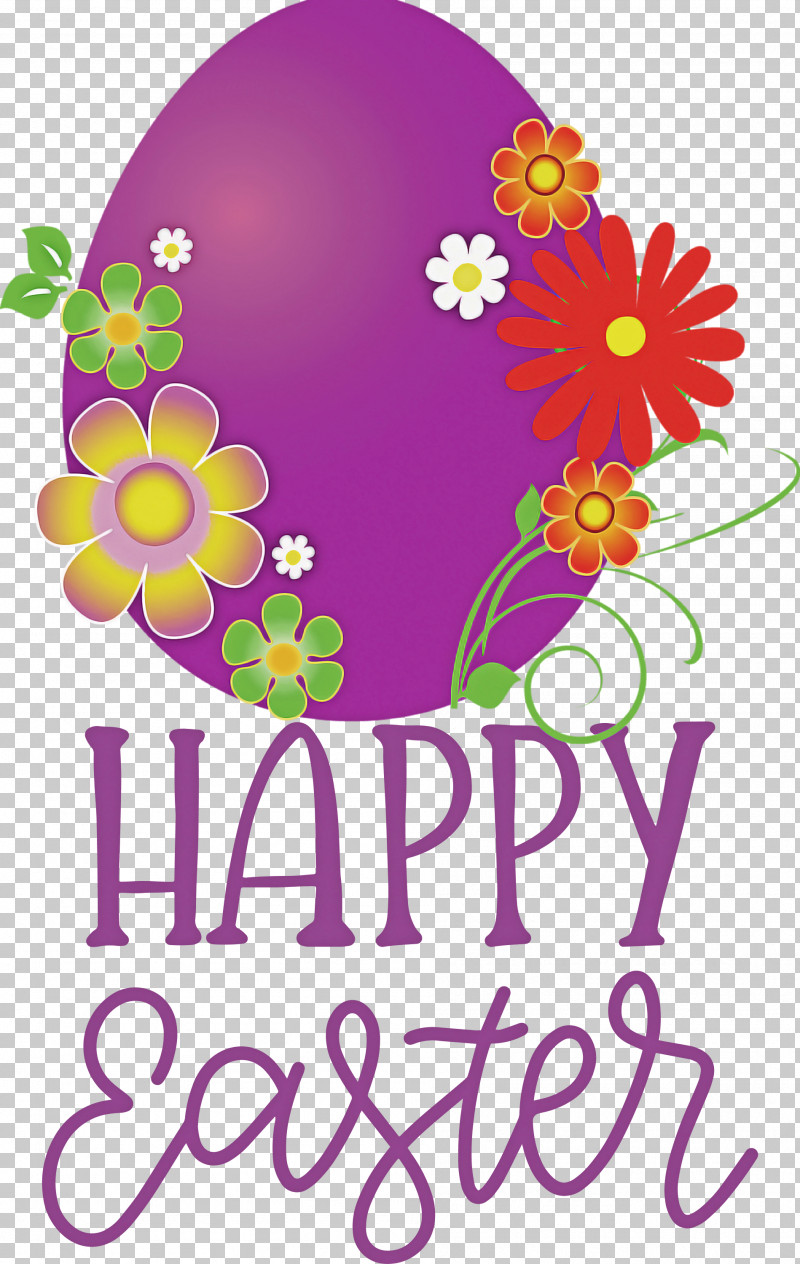 Happy Easter PNG, Clipart, Balloon, Biology, Cut Flowers, Floral Design, Flower Free PNG Download