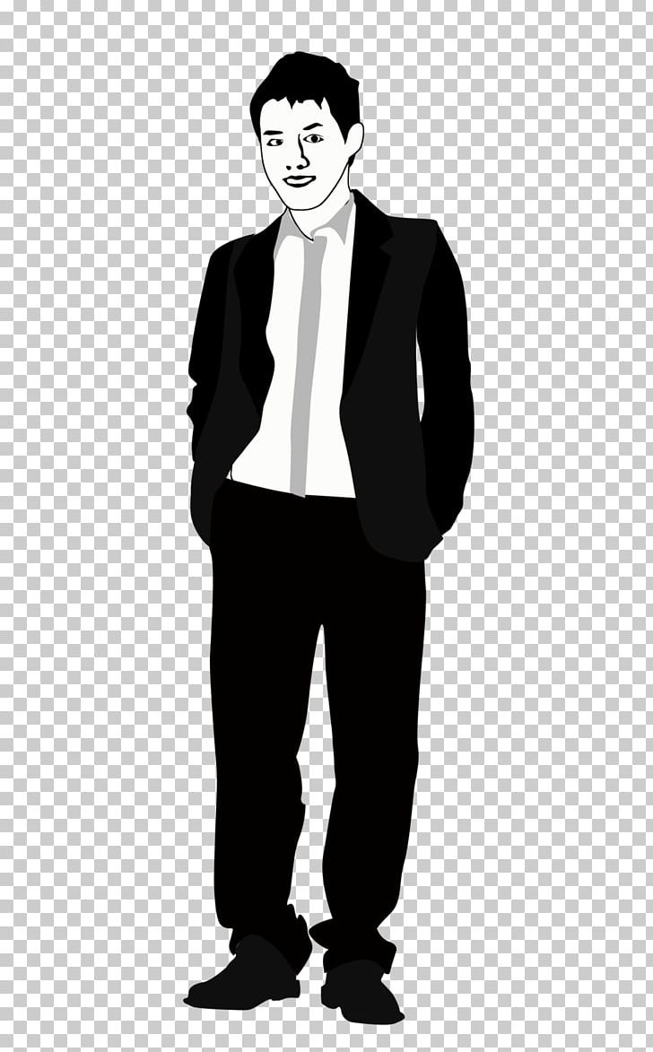 Formal Wear Suit Tuxedo Sleeve Necktie PNG, Clipart, Black And White, Businessperson, Cartoon, Clothing, Formal Wear Free PNG Download