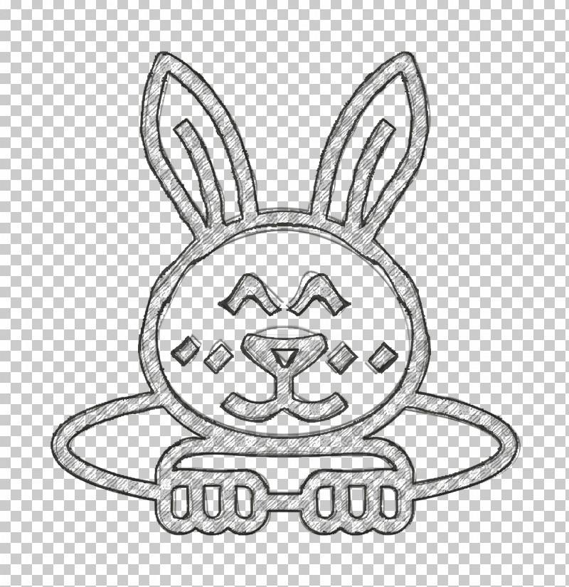 Easter Icon Rabbit Icon PNG, Clipart, Area, Biology, Easter Bunny, Easter Icon, Line Free PNG Download