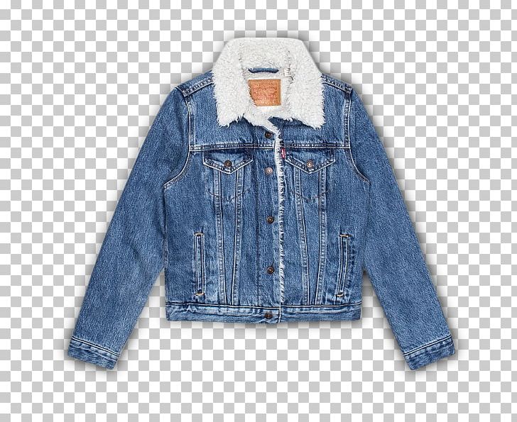 Denim Jacket T-shirt Levi Strauss & Co. PNG, Clipart, Blue, Clothes, Clothing, Coat, Collar Free PNG Download