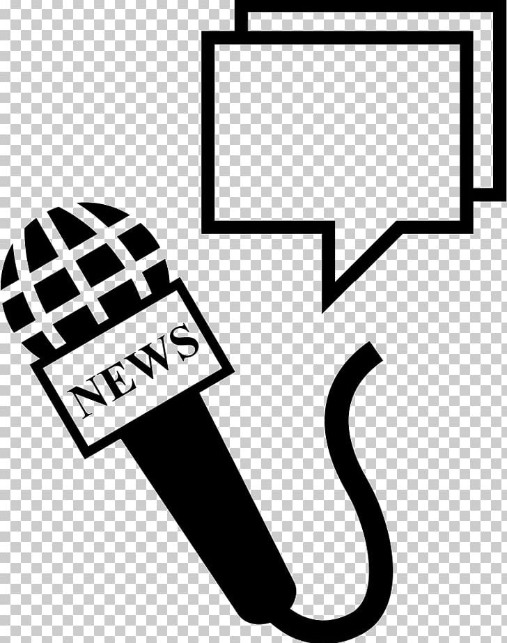 Microphone Graphics Computer Icons News PNG, Clipart, Area, Artwork, Black, Black And White, Brand Free PNG Download