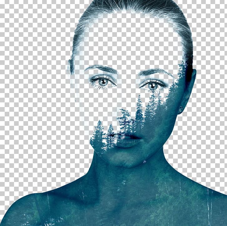 Multiple Exposure Blue PNG, Clipart, 3d Computer Graphics, Blue, Chin, Concept, Dark Free PNG Download