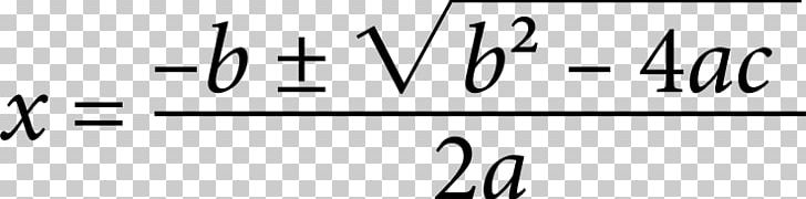 Quadratic Equation Quadratic Formula Quadratic Function PNG, Clipart, Angle, Area, Black, Black And White, Brand Free PNG Download