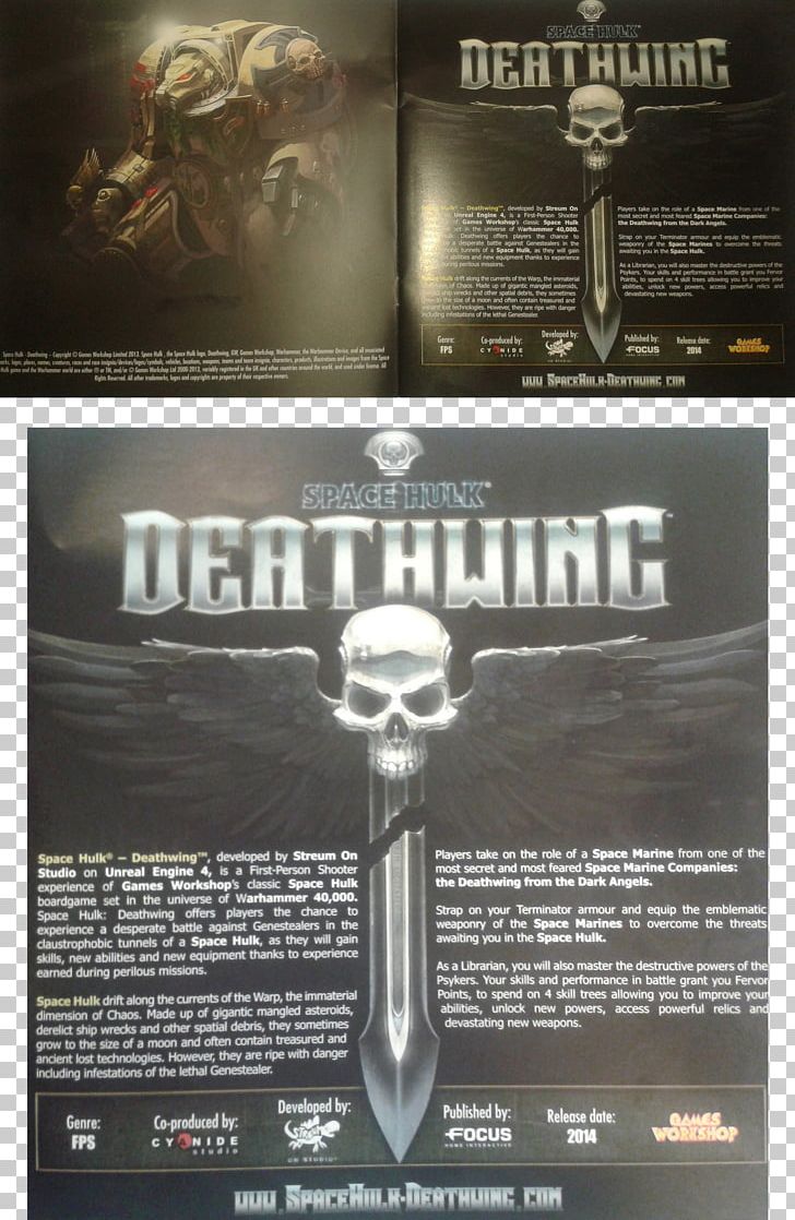 Space Hulk: Deathwing Video Game Personal Computer PNG, Clipart, Advertising, Computer, Download, Film, Game Free PNG Download