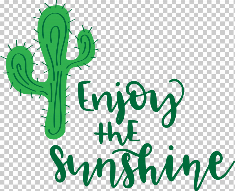Sunshine Enjoy The Sunshine PNG, Clipart, Green, Leaf, Logo, Meter, Plants Free PNG Download