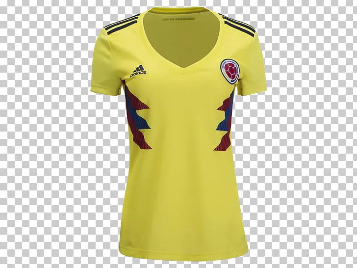 Colombia National Football Team 2018 World Cup T-shirt Categoría Primera A Tracksuit PNG, Clipart, 2018 World Cup, Active Shirt, Clothing, Colombia National Football Team, Jersey Free PNG Download