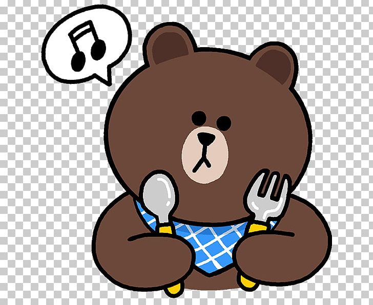 Line Friends Brown Bear Sticker PNG, Clipart, Address, Animals, Artwork, Bear, Brown Bear Free PNG Download