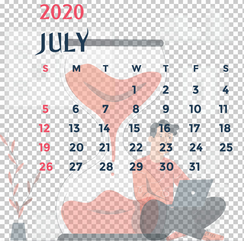 July 2020 Printable Calendar July 2020 Calendar 2020 Calendar PNG, Clipart, 2020 Calendar, Angle, Area, Calendar System, Cartoon Free PNG Download