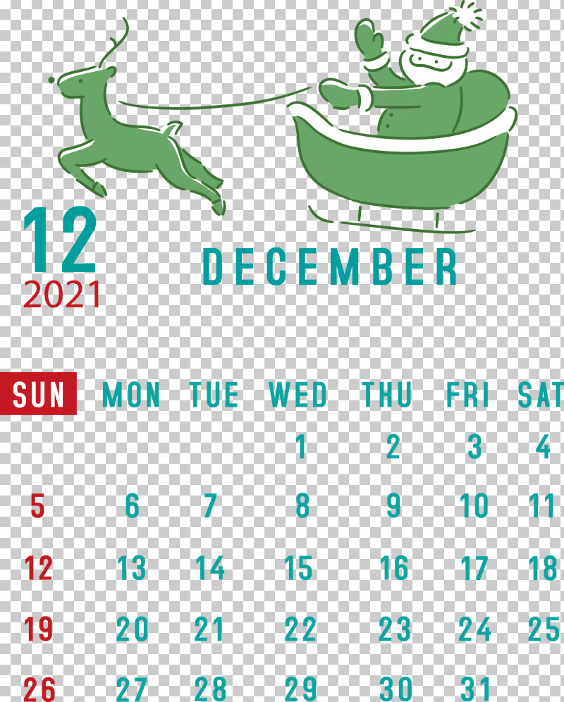 December 2021 Printable Calendar December 2021 Calendar PNG, Clipart,  Free PNG Download
