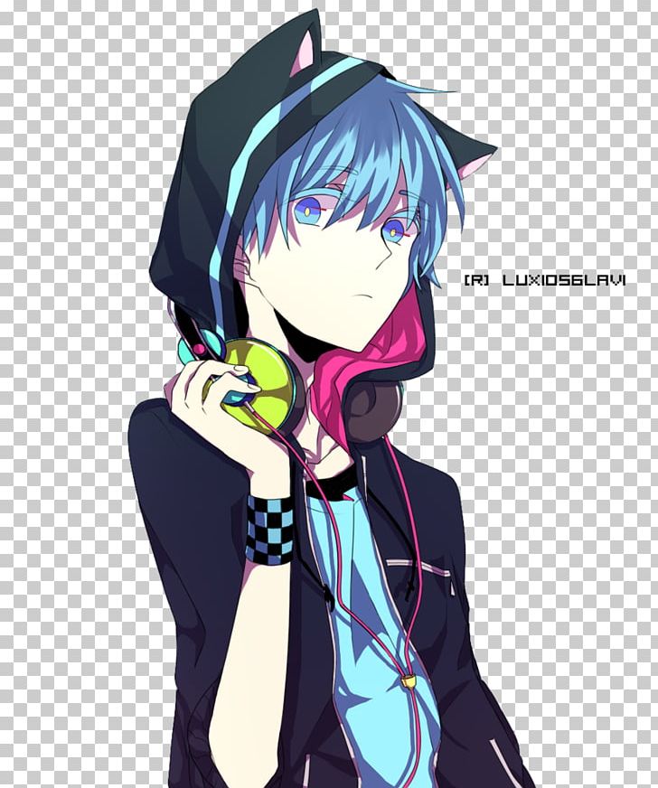 Anime Catgirl Rendering Yaoi PNG, Clipart, Anime, Anime Boy, Artwork, Black Hair, Boy Free PNG Download