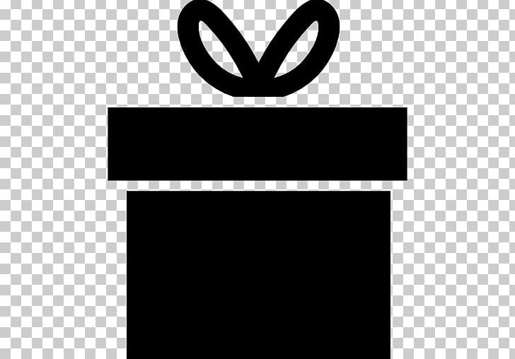 Christmas Gift Computer Icons PNG, Clipart, Angle, Area, Black, Black And White, Box Free PNG Download