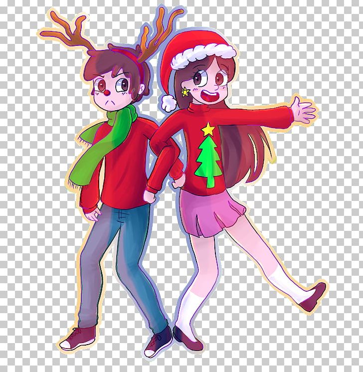 Dipper Pines Mabel Pines Christmas Drawing PNG, Clipart, Alex Hirsch, Art, Cartoon, Christmas, Clown Free PNG Download