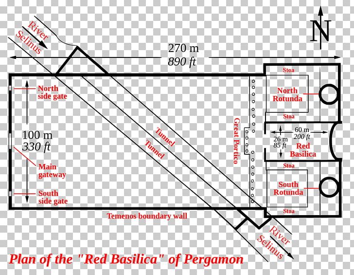 Red Basilica Pergamon Basilica Of Maxentius Basilica Ulpia Domus Aurea PNG, Clipart, Acropolis, Ancient Roman Architecture, Ancient Rome, Angle, Area Free PNG Download