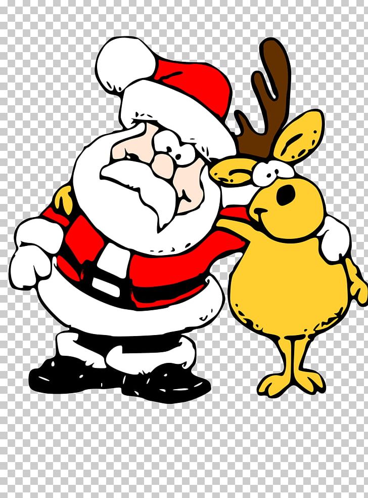 Rudolph Santa Clauss Reindeer Santa Clauss Reindeer PNG, Clipart, Area, Art, Artwork, Beak, Bird Free PNG Download