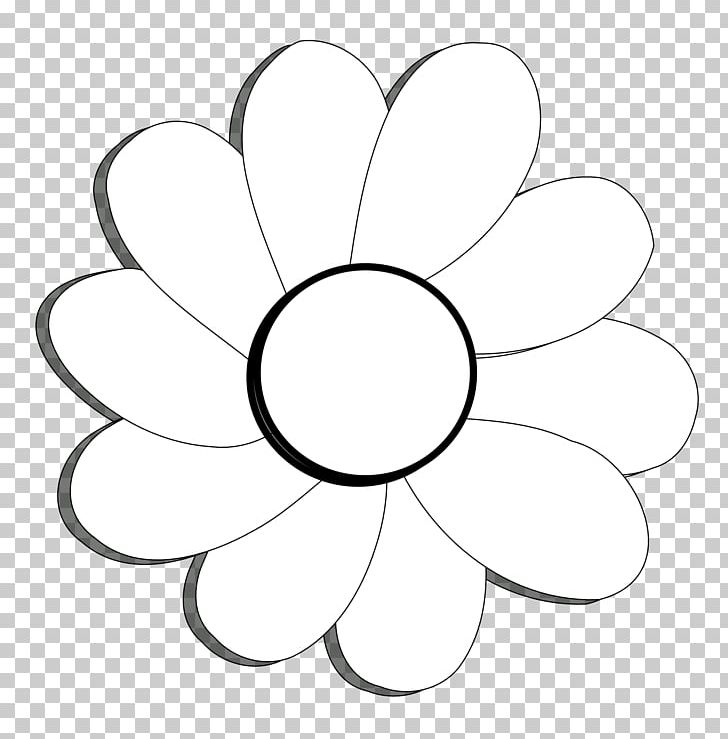 White Petal Flora Circle Area PNG, Clipart, Area, Black, Black And White, Circle, Flora Free PNG Download