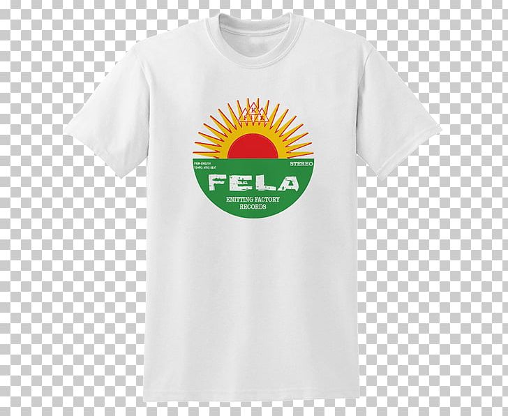 T-shirt Logo Sleeve Font PNG, Clipart, Active Shirt, Brand, Clothing, Fela Kuti, Green Free PNG Download