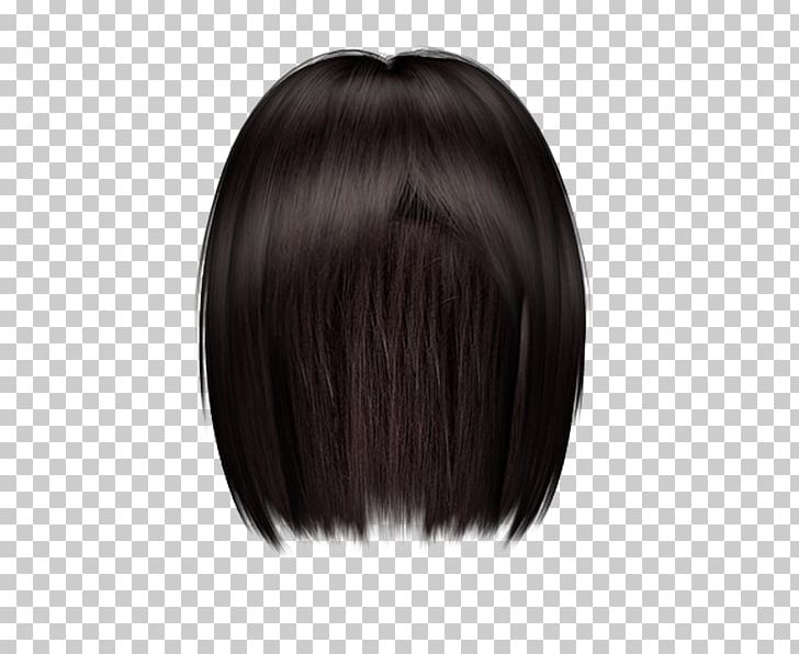 Wig Layered Hair Step Cutting Brown Hair PNG, Clipart, Bangs, Black, Black Hair, Brown Hair, Download Free PNG Download