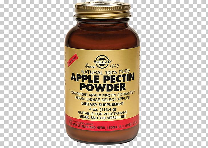 Dietary Supplement Pectin B Vitamins Solgar Inc. PNG, Clipart, Apple, Ascorbic Acid, B Vitamins, Capsule, Dietary Fiber Free PNG Download