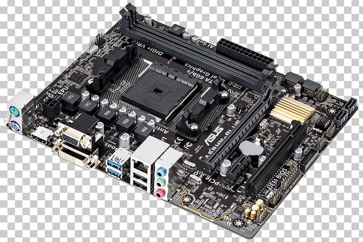 MicroATX Motherboard DDR3 SDRAM CPU Socket Socket FM2+ PNG, Clipart, Asus, Atx, Cartoon Motherboard, Central Processing Unit, Computer Component Free PNG Download
