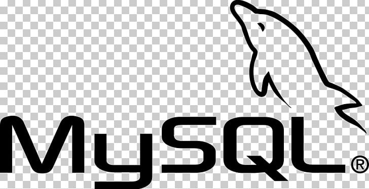 MySQL Logo Database Server PNG, Clipart, Area, Artwork, Beak, Black And White, Brand Free PNG Download