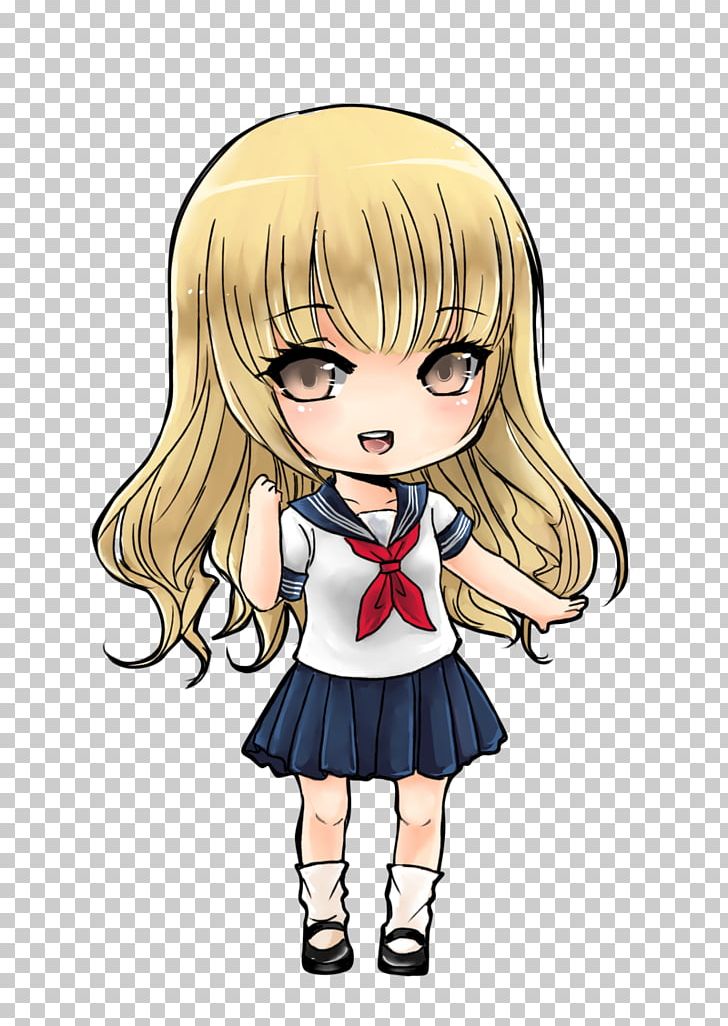 Anime Chibi Mangaka Drawing Png Clipart Black Hair Blond Boy