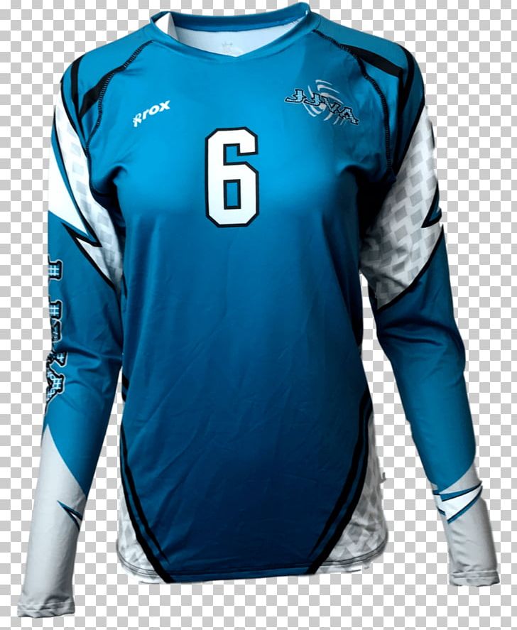 Sports Fan Jersey T-shirt Sleeve Volleyball PNG, Clipart, Active Shirt, Azure, Blue, Bluza, Clothing Free PNG Download