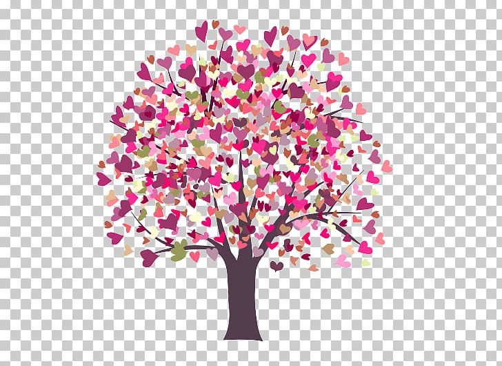 Valentines Day Heart Gift PNG, Clipart, Art, Blossom, Branch, Bright, Cherry Blossom Free PNG Download