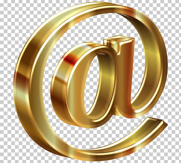 Hotel Originale Gold Computer Icons Email PNG, Clipart, 3 D, At Sign, Brass, Circle, Computer Icons Free PNG Download
