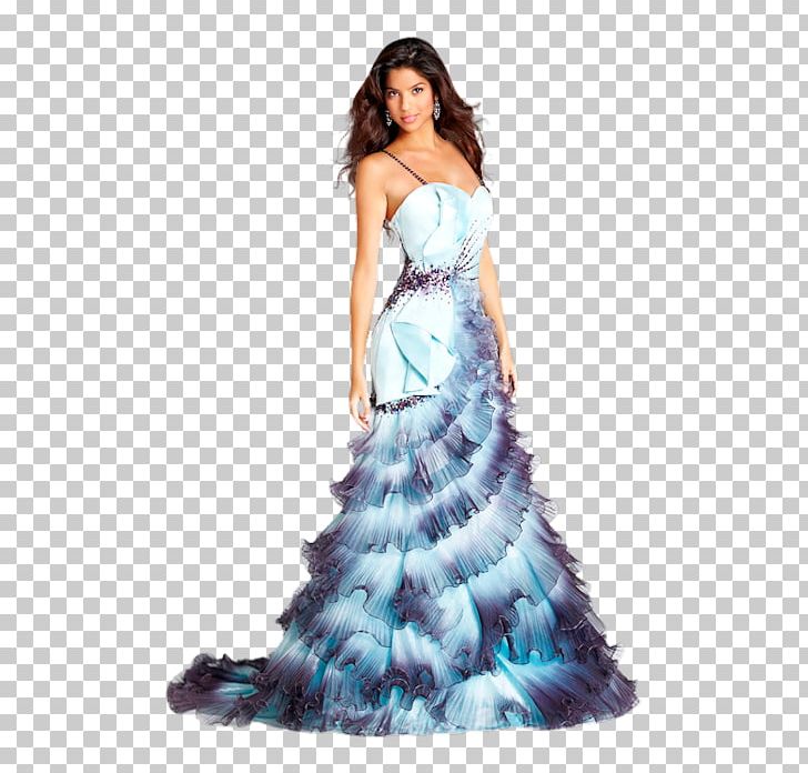 Party Dress Prom Ruffle PNG, Clipart, Aqua, Ball Gown, Blue, Chiffon, Clothing Free PNG Download