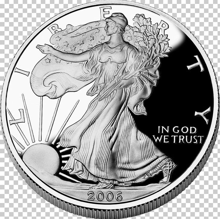 American Silver Eagle Dollar Coin United States Mint PNG, Clipart, American Gold Eagle, American Silver Eagle, Black And White, Bullion, Bullion Coin Free PNG Download