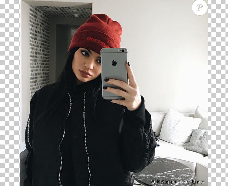 Kylie Jenner Keeping Up With The Kardashians Fashion Model Selfie PNG, Clipart, Beanie, Cap, Celebrities, Celebrity, Electronic Device Free PNG Download