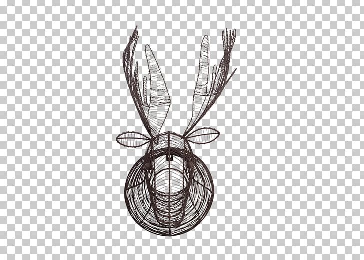 Moose Deer Metal Wire Antelope PNG, Clipart, Animal, Animals, Antelope, Black And White, Brass Free PNG Download