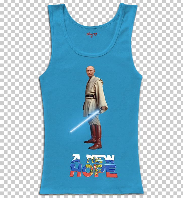 T-shirt Anakin Skywalker Leia Organa Star Wars Jedi PNG, Clipart, Active Shirt, Active Tank, Anakin Skywalker, Aqua, Blue Free PNG Download