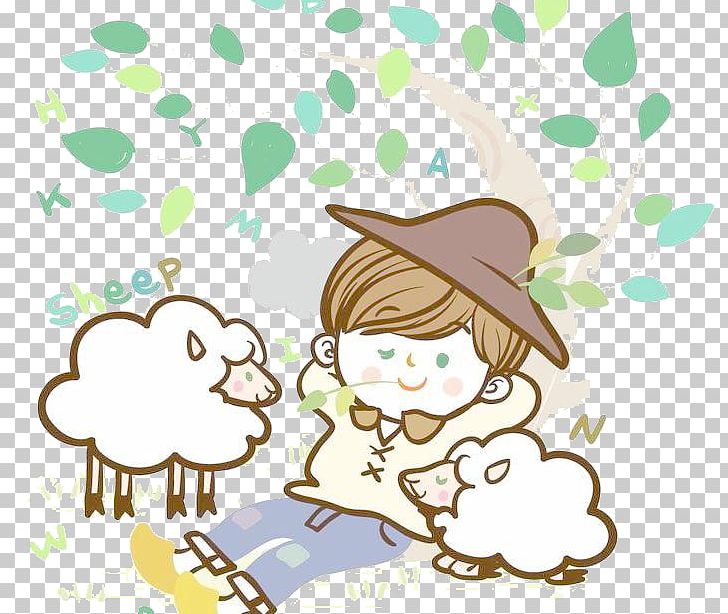 Sheep Cartoon PNG, Clipart, Area, Art, Bed, Bedding, Beds Free PNG Download
