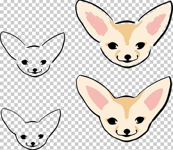Chihuahua Puppy Red Fox Fennec Fox PNG, Clipart, Animals, Carnivoran, Cartoon, Chihuahua, Cute Free PNG Download