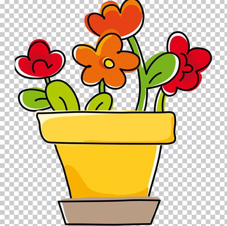 Floral Design Flowerpot Drawing Vase PNG, Clipart, Area, Art, Artwork, Cartoon Free PNG Download