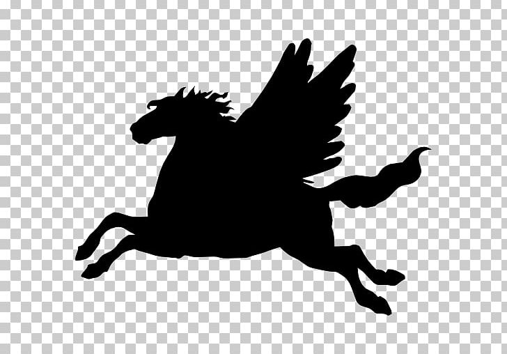 Horse Pegasus Silhouette Computer Icons PNG, Clipart, Black And White, Carnivoran, Dog Like Mammal, Encapsulated Postscript, Fictional Character Free PNG Download