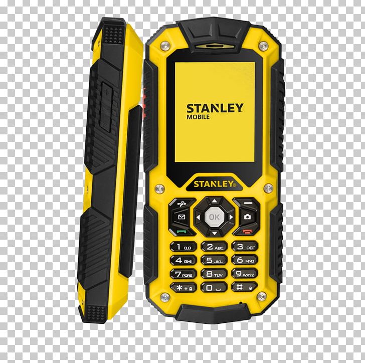 Stanley Hand Tools Telephone Stanley S-121 IP67 2G Feature Phone + Bluetooth Speaker Smartphone Fonerange Rugged 128 PNG, Clipart, 3gp, Cellular Network, Electronic Device, Electronics, Gadget Free PNG Download