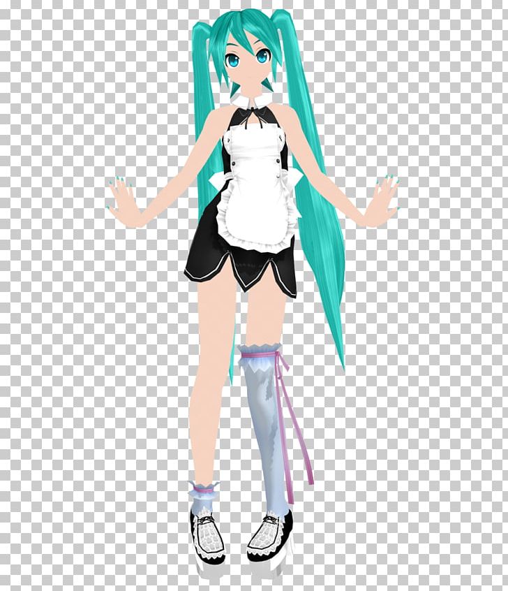 Hatsune Miku MikuMikuDance Character Fiction Costume PNG, Clipart, Action Figure, Action Toy Figures, Anime, Character, Clothing Free PNG Download