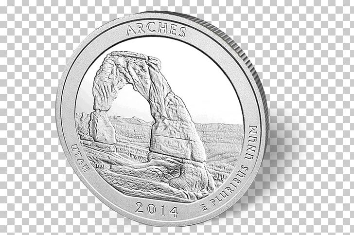 Arches National Park Quarter America The Beautiful Silver Bullion Coins PNG, Clipart,  Free PNG Download