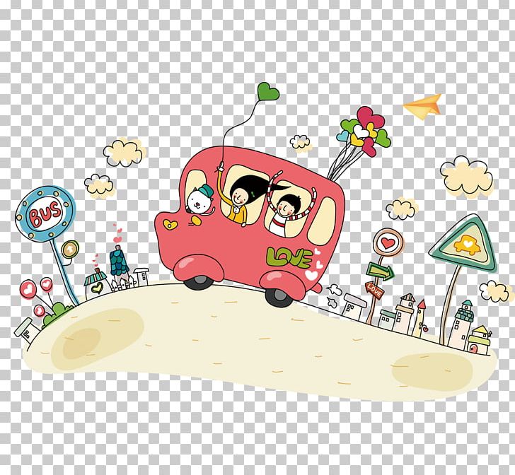 Bus Cartoon Public Transport PNG, Clipart, Animation, Area, Art, Balloon, Bus Stop Free PNG Download