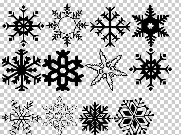 Snowflake PNG, Clipart, Black And White, Circle, Cold, Flower, Fractal Free PNG Download