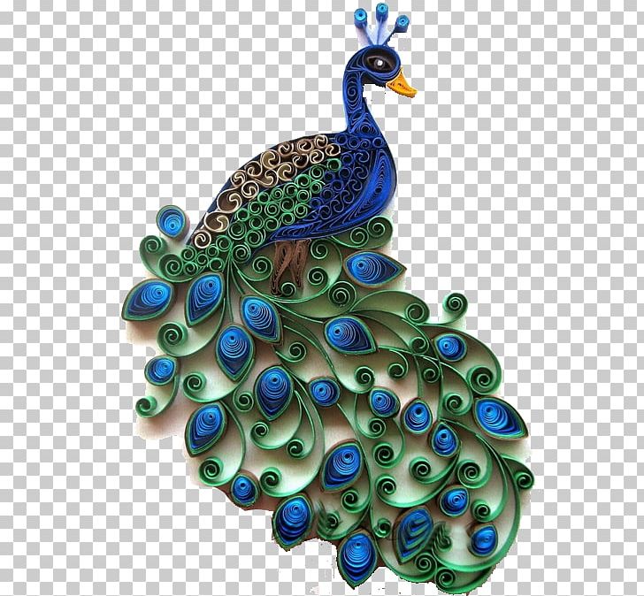 Paper Craft Quilling Peafowl PNG, Clipart, Animals, Art, Beak, Bird, Collage Free PNG Download
