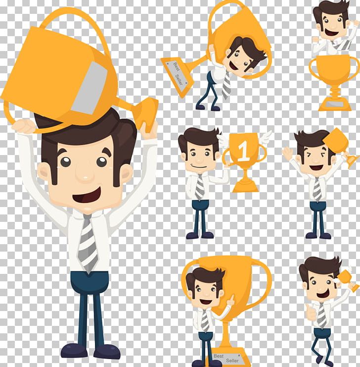 Cartoon Illustration PNG, Clipart, Business, Business Card, Business Man, Business People, Business Vector Free PNG Download