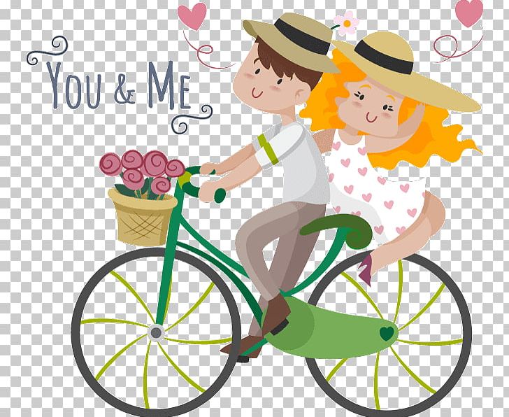 Couple Cycling Love Bicycle Kiss PNG, Clipart, Bicycle, Couple, Cycling, Kiss, Love Free PNG Download