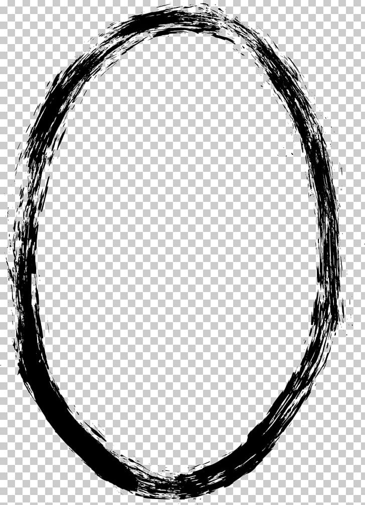 Frames Oval Grunge PNG, Clipart, Black And White, Body Jewelry, Border, Chain, Circle Free PNG Download