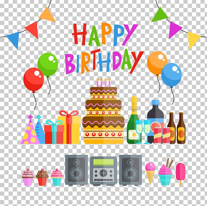 Birthday Cake Party Euclidean PNG, Clipart, Balloon, Birthday, Birthday, Birthday Background, Birthday Card Free PNG Download